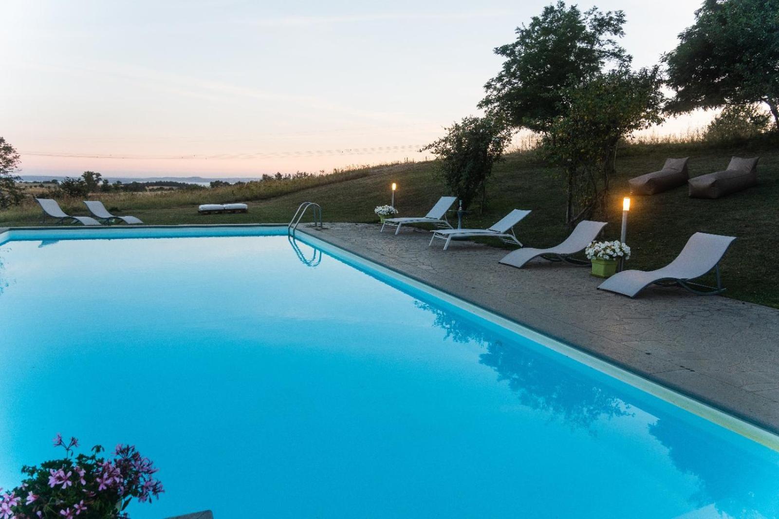 Collina Blu Bed & Breakfast Bolsena Dış mekan fotoğraf